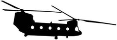 Ranger Products Chinook Copter Helicopter - Decal Sticker For Windows, Cars, Trucks, Laptops, Etc.