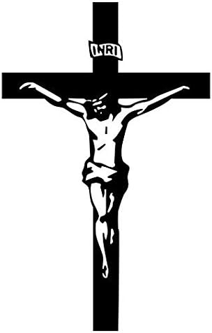 Jesus Crucifixion Cross, Die Cut Vinyl Decal