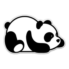 Cute Panda Die Cut Vinyl Decal