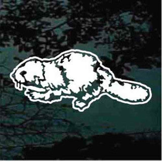 Detailed Beaver Decals | Die Cut Vinyl Decal