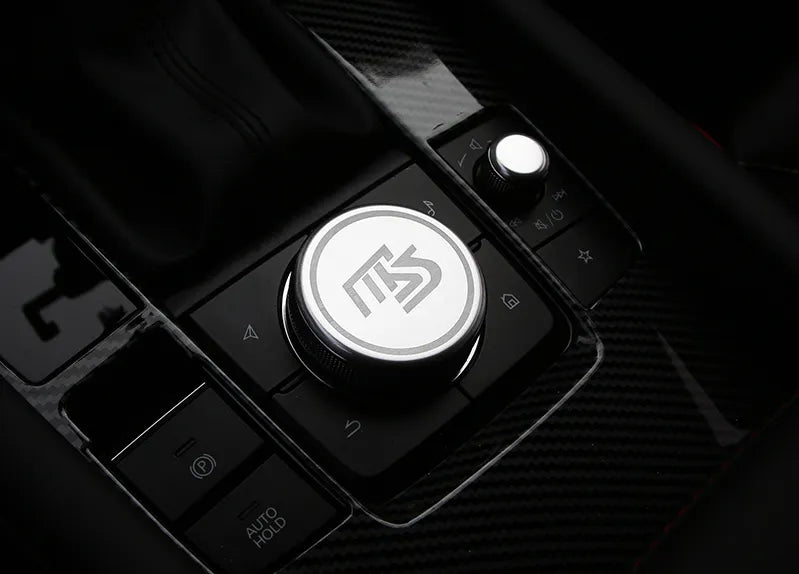 Central control knob sticker. Die Cut Vinyl Decal/ Bumper For Windows, Cars, Trucks, Laptops, Etc.