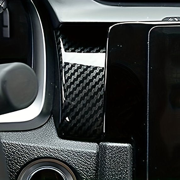 Carbon Fiber Dashboard Trim Sticker for Honda Civic 2016–2021, Center Console Interior Cover, Scratch-Resistant Die Cut Vinyl Decal/ Bumper For Windows, Cars, Trucks, Laptops, Etc.
