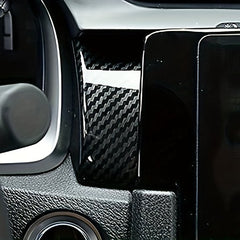 Carbon Fiber Dashboard Trim Sticker for Honda Civic 2016–2021, Center Console Interior Cover, Scratch-Resistant Die Cut Vinyl Decal/ Bumper For Windows, Cars, Trucks, Laptops, Etc.