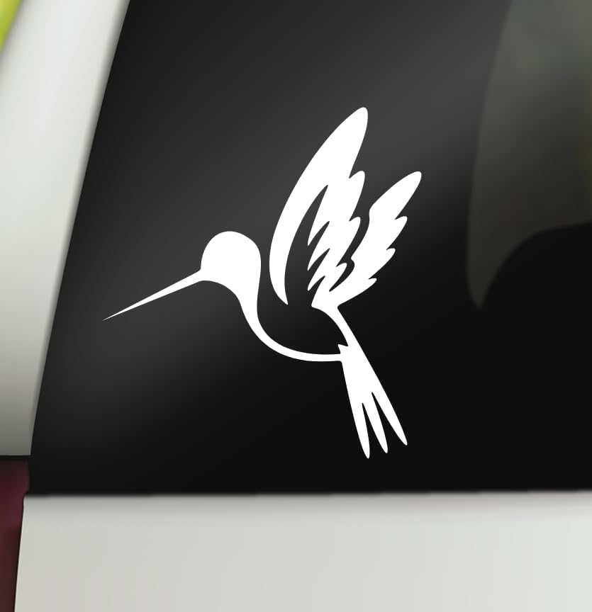Hummingbird Decal | Hummingbird Flying Decal  Die Cut Vinyl Decal