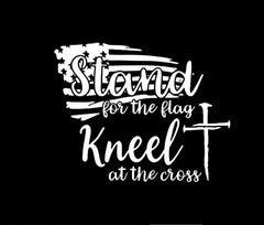 Liphontcta Makarios LLC Stand for The Flag Kneel, Die Cut Vinyl Decal