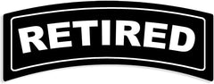 Retired  Die Cut Vinyl Decal