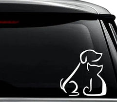 Pet Lover Dog Cat Decal Die Cut Vinyl Decal