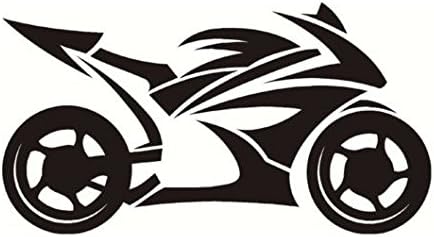 Motorcycle Sport Bike Tribal Vinyl Decal Bumper For Windows, Cars, Trucks, Laptops, Etc.