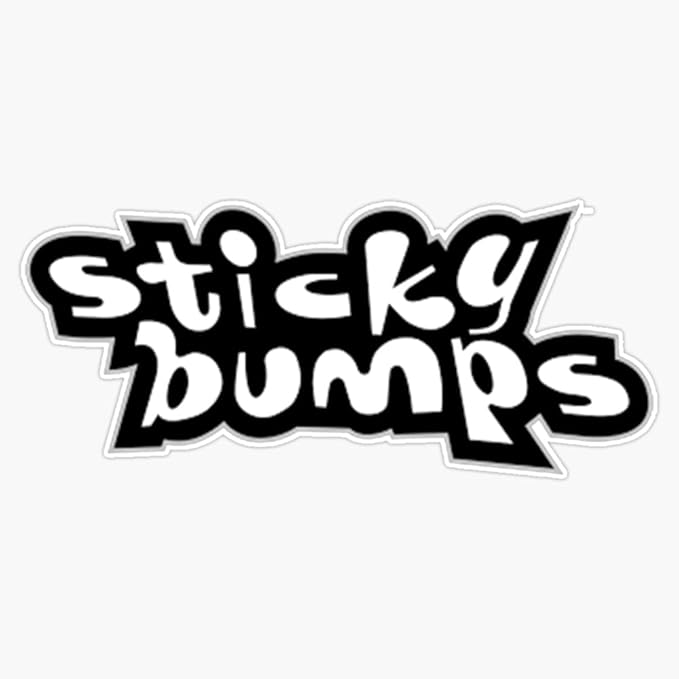 Sticky Bumps Wax Vinyl Sticker Die Cut Vinyl Decal
