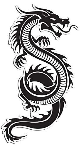 Chinese Drago  Die Cut Vinyl Decal