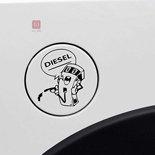 1PC Black "Diesel" Fuel Pump Car Sticker, Ideal for Cars, Laptops, Water Bottles, Skateboards & Auto - Themed Items  Die Cut Vinyl Decal