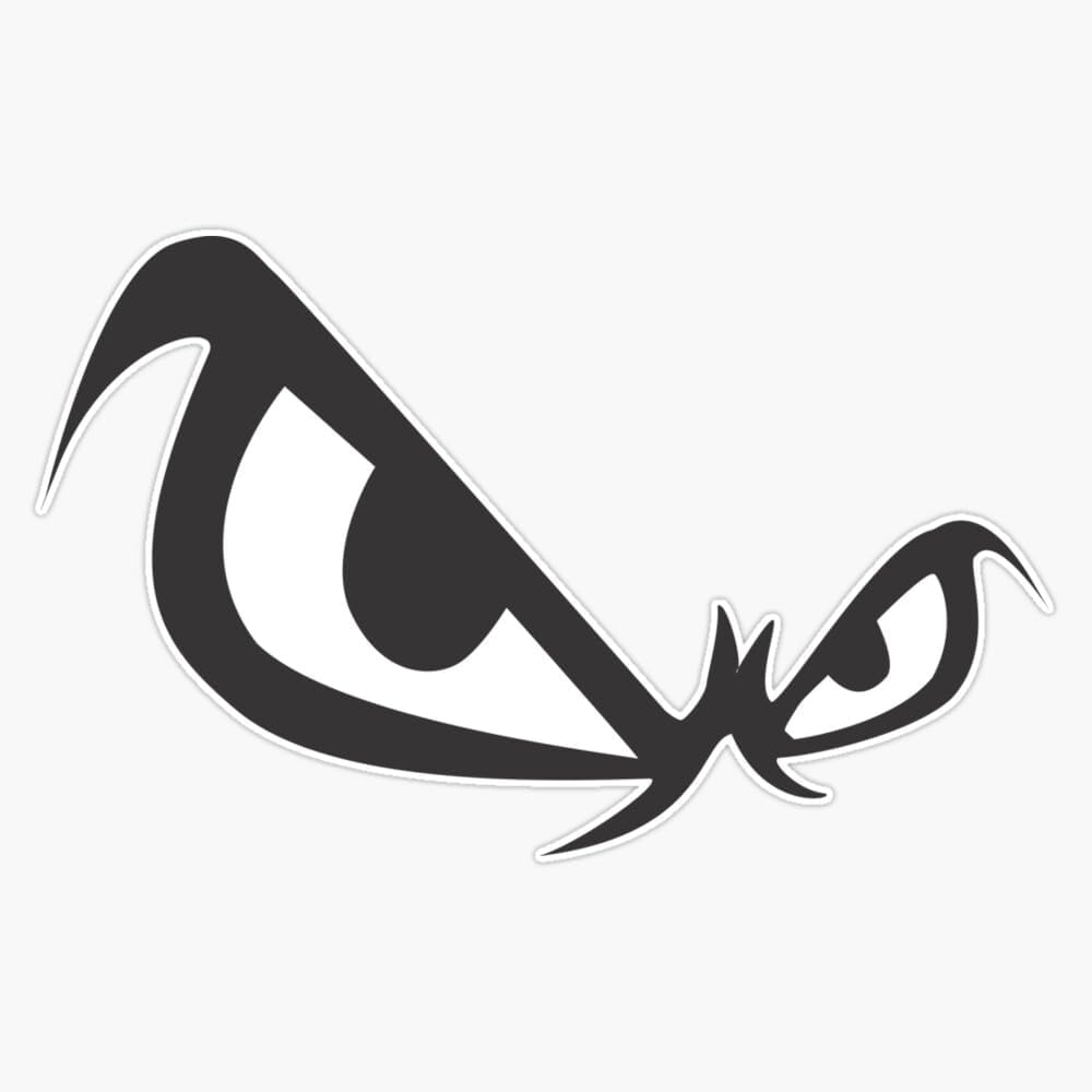 Two Eyes Vinyl Sticker Waterproof Decal Laptop Wall Window Bumper Sticker  Die Cut Vinyl Decal