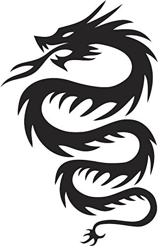 Sassy Stickers Dragon Flying Die Cut Vinyl Decal
