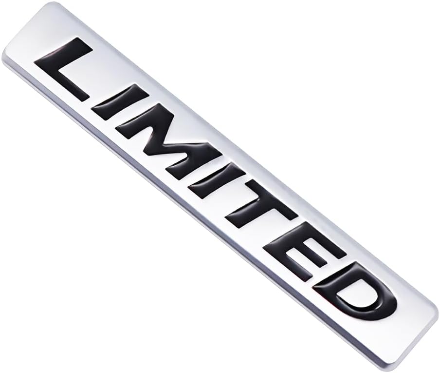 2X Limited Logo 3D Decal Sticker Badge Metal Fits for Side Emblem Trunk Die Cut Vinyl Decal