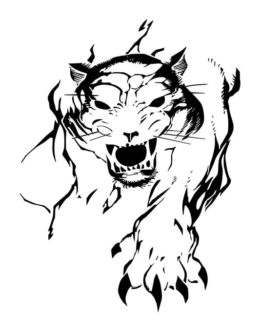 Panther Vinyl Wall Decal Die Cut Vinyl Decal
