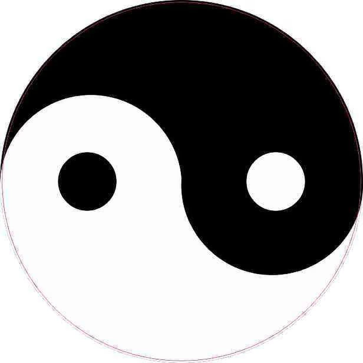 Yin Yang Sticker Vinyl Vehicle Bumper Decal Tumbler Cup Stickers | Die Cut Vinyl Decal/ Bumper For Windows, Cars, Trucks, Laptops, Etc.