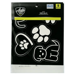 Auto Drive Pet Vinyl Car Decals Black White  Die Cut Vinyl Decal/ Bumper For Windows, Cars, Trucks, Laptops, Etc.