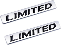 2X Limited Logo 3D Decal Sticker Badge Metal Fits for Side Emblem Trunk Die Cut Vinyl Decal
