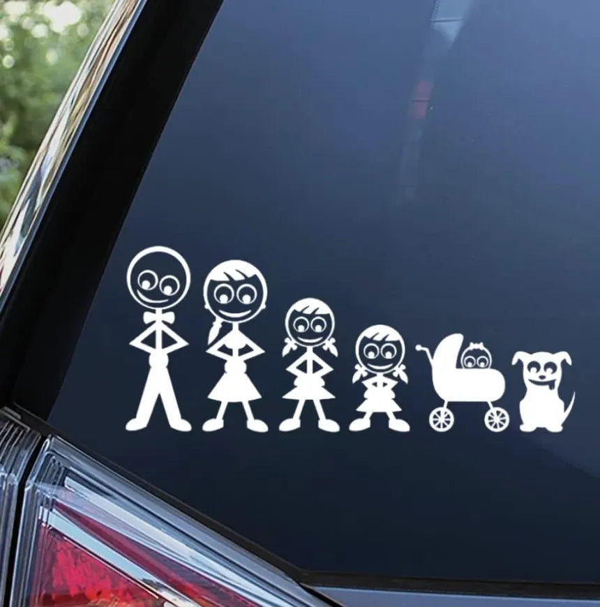 Baby in Car Safety Die Cut Vinyl Decal