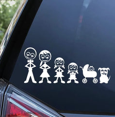 Baby in Car Safety Die Cut Vinyl Decal