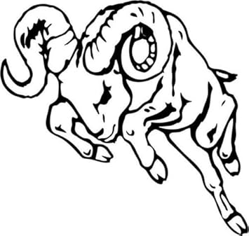 Ram Animal Wildlife Vinyl Graphic Car Truck Windows Decor Decal Sticker Die Cut Vinyl Decal