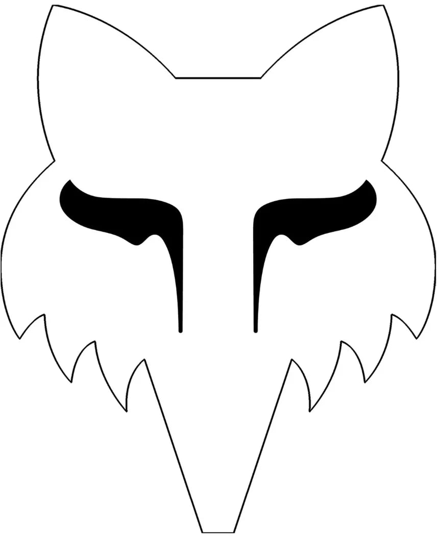 Fox Racing Fox Head  Die Cut Vinyl Decal