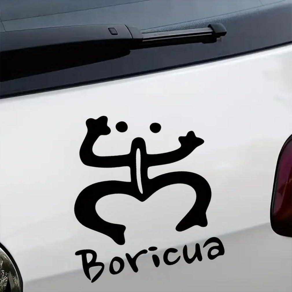 Puerto Rico Taino Coqui Frog Vinyl Decal, Boricua Adhesive Decal for Cars  Die Cut Vinyl Decal
