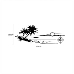 Mountain Tree Forest Graphic Car sticker Vinyl sticker Body door side Compass Graphic Waterproof decal Decoration SUV Truck Camper RV Off-road vehicle Universal sticker Die Cut Vinyl Decal