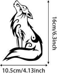 Wolf Howling Vinyl Decal Car  Die Cut Vinyl Decal