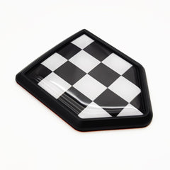 Overdecor Checkered Black  Die Cut Vinyl Decal