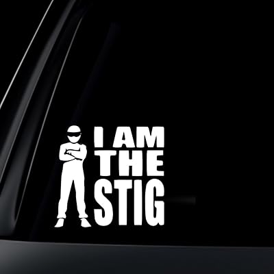 I Am The STIG Car Sticker Die Cut Vinyl Decal