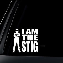 I Am The STIG Car Sticker Die Cut Vinyl Decal