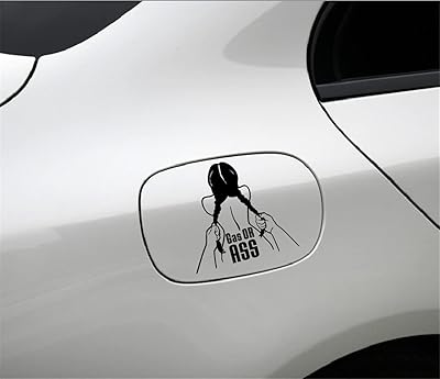 Funny Bikini Beauty Gas OR Ass Car Sticker Die Cut Vinyl Decal