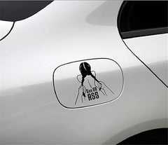 Funny Bikini Beauty Gas OR Ass Car Sticker Die Cut Vinyl Decal