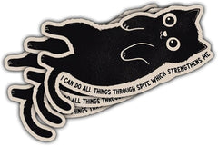 Can Do All Things Through Spite Which Strengthens Me Sticker Die Cut Vinyl Decal