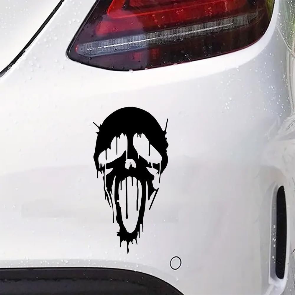Ghost Horror Die Cut Vinyl Decal