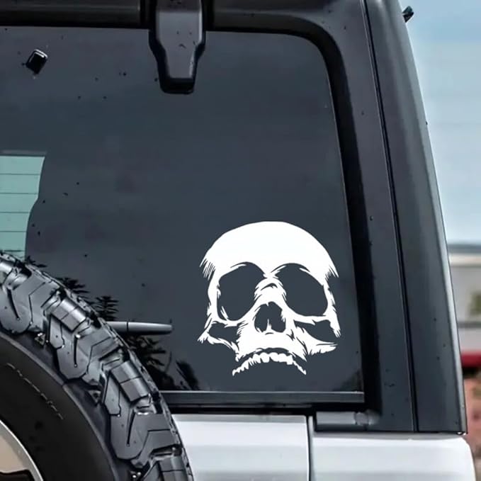 Skull Die Cut Vinyl Decal