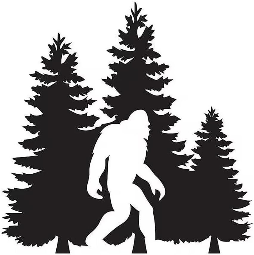 Forest Scene Die Cut Vinyl Decal