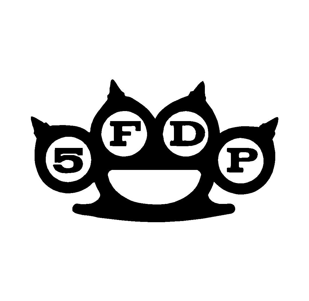 Five Finger Death Punch Metal Band Vinyl Die Cut Vinyl Decal/ Bumper For Windows, Cars, Trucks, Laptops, Etc.