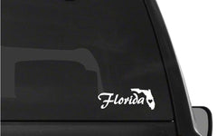 Florida State Vinyl Die Cut Vinyl Decal/ Bumper For Windows, Cars, Trucks, Laptops, Etc.