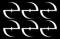 Set of 6 Evanescence Logo Vinyl Die Cut Vinyl Decal/ Bumper For Windows, Cars, Trucks, Laptops, Etc.