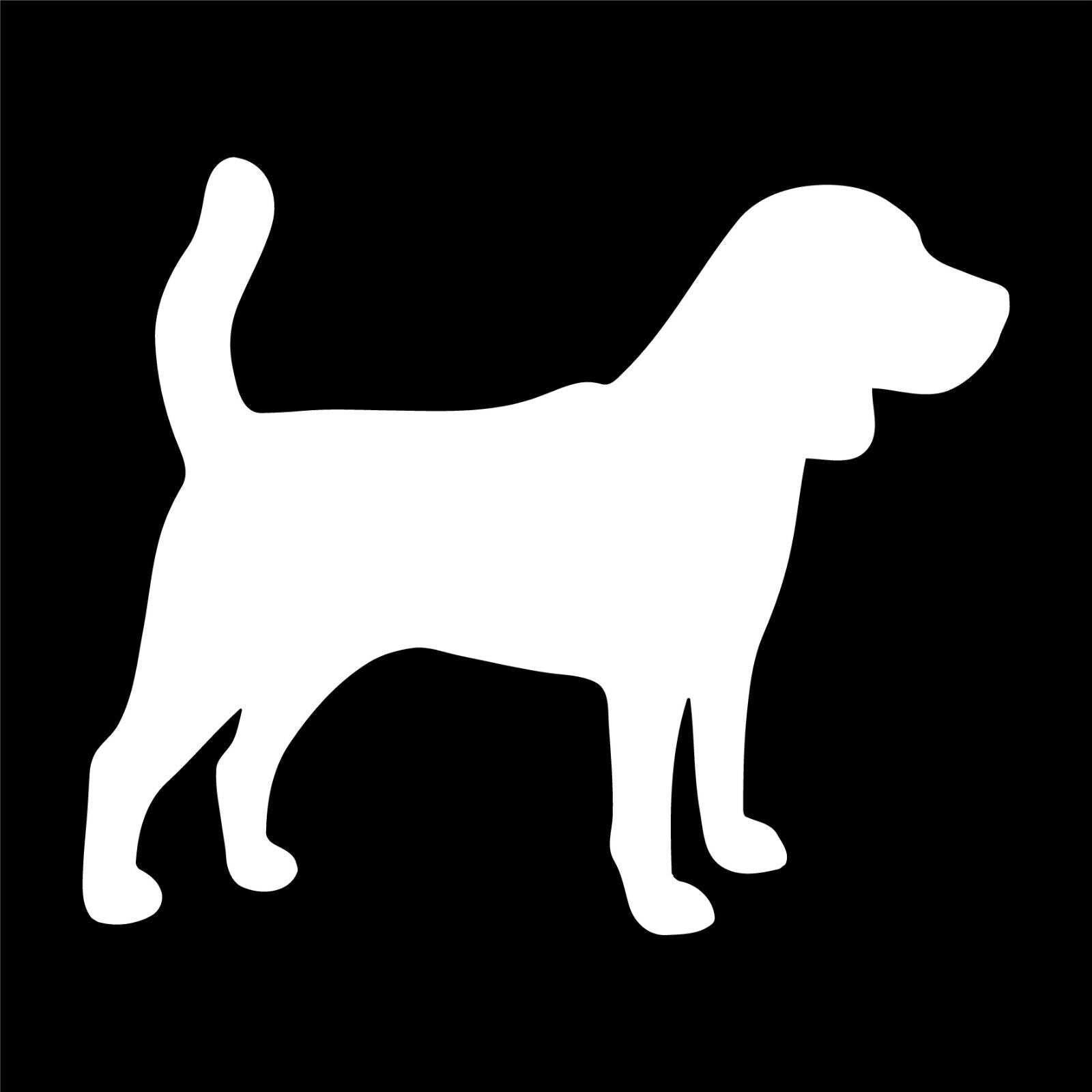 Beagle Vinyl Die Cut Vinyl Decal/ Bumper For Windows, Cars, Trucks, Laptops, Etc.