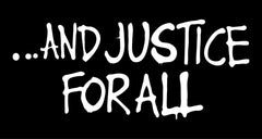Metallica Justice For All  Vinyl Die Cut Vinyl Decal/ Bumper For Windows, Cars, Trucks, Laptops, Etc.