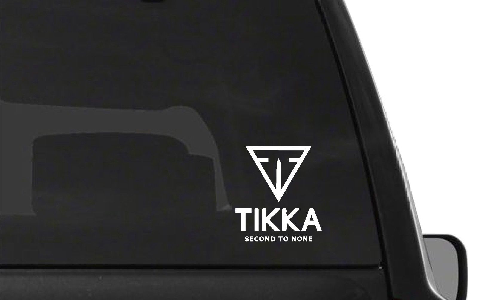 Tikka Rifles Firearms Logo Vinyl Die Cut Vinyl Decal/ Bumper For Windows, Cars, Trucks, Laptops, Etc.