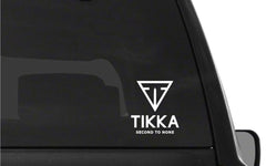 Tikka Rifles Firearms Logo Vinyl Die Cut Vinyl Decal/ Bumper For Windows, Cars, Trucks, Laptops, Etc.