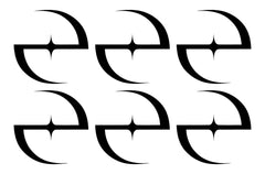 Set of 6 Evanescence Logo Vinyl Die Cut Vinyl Decal/ Bumper For Windows, Cars, Trucks, Laptops, Etc.