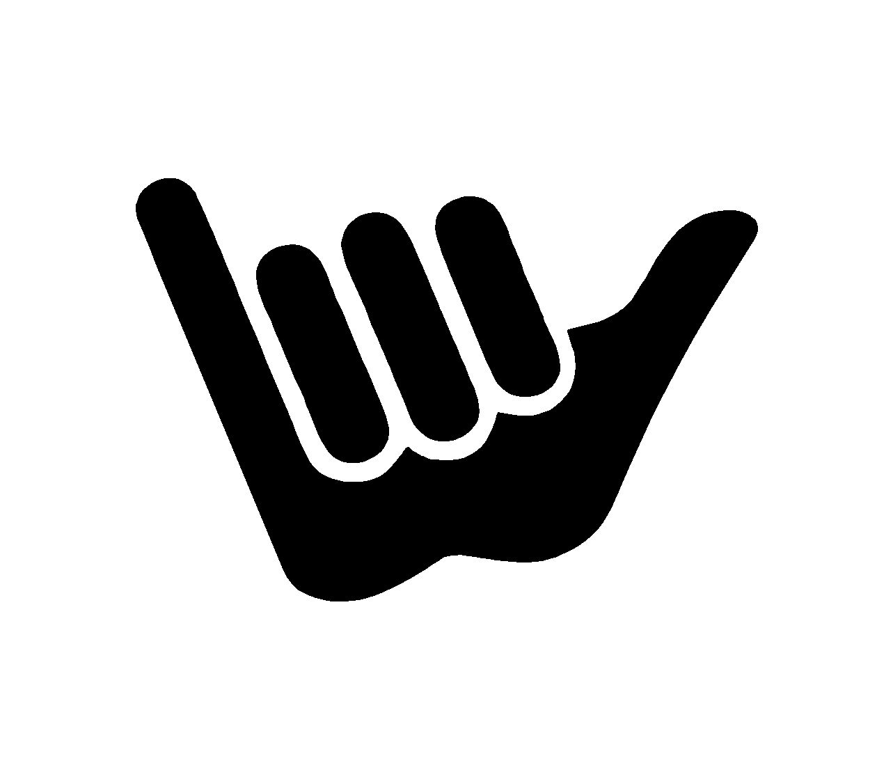 Hang Loose Vinyl Die Cut Vinyl Decal/ Bumper For Windows, Cars, Trucks, Laptops, Etc.