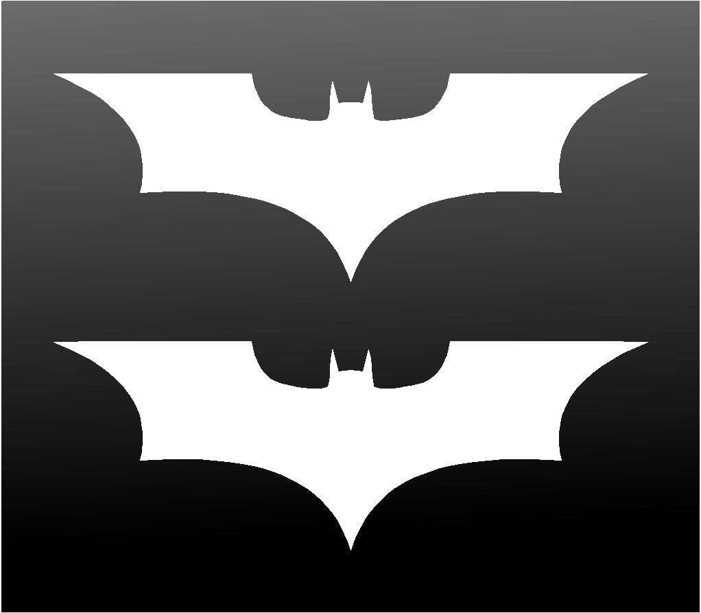Batman Dark Knight Symbol Vinyl Die Cut Vinyl Decal/ Bumper For Windows, Cars, Trucks, Laptops, Etc.