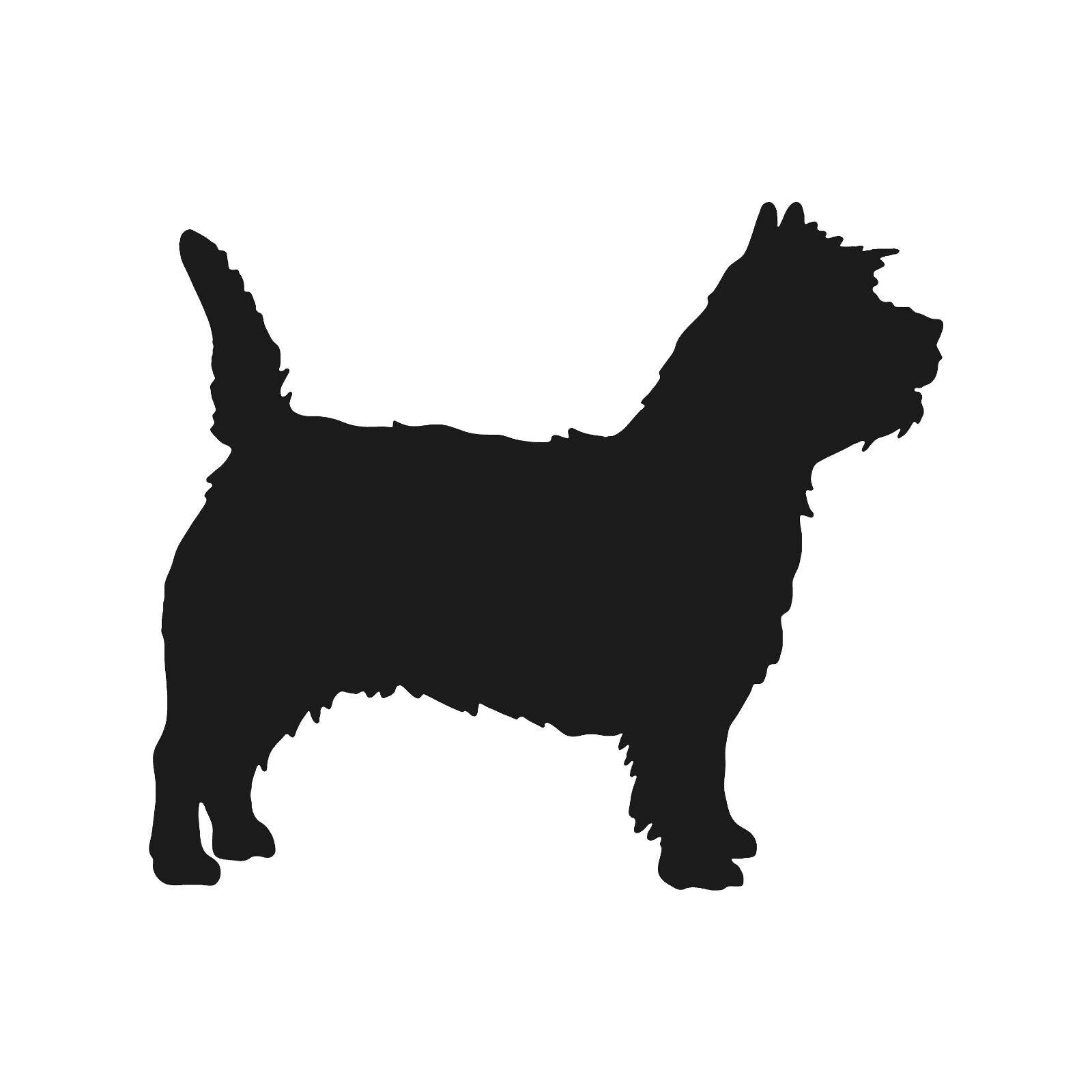 Cairn Terrier Vinyl Die Cut Vinyl Decal/ Bumper For Windows, Cars, Trucks, Laptops, Etc.