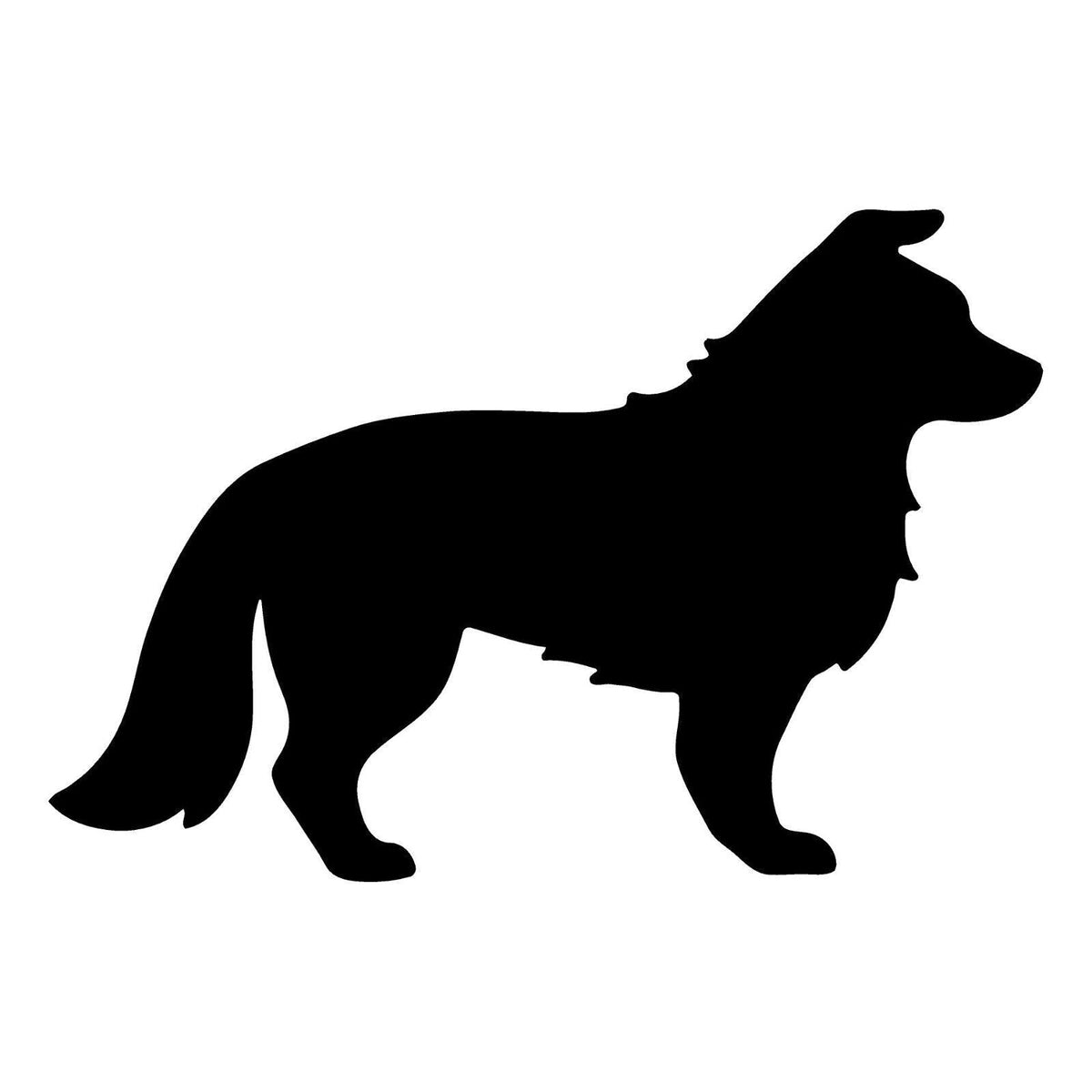 Border Collie Vinyl Die Cut Vinyl Decal/ Bumper For Windows, Cars, Trucks, Laptops, Etc.